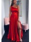 A-Line One-Shoulder Beaded Long Prom Dresses Formal Evening Gowns 995011176 A-Line One-Shoulder Beaded Long Prom Dresses Formal Evening Gowns 995011176