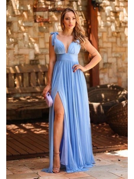 A-Line Long Blue Chiffon Prom Dresses Formal Evening Gowns 995011196 A-Line Long Blue Chiffon Prom Dresses Formal Evening Gowns 995011196
