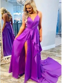 A-Line V-Neck Long Prom Dresses Formal Evening Gowns 995011199 A-Line V-Neck Long Prom Dresses Formal Evening Gowns 995011199