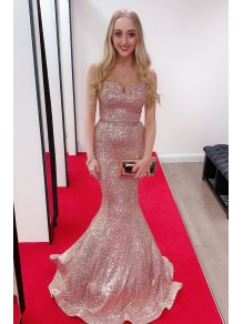 Mermaid Sequins Sweetheart Long Prom Dresses Formal Evening Gowns 995011207 Mermaid Sequins Sweetheart Long Prom Dresses Formal Evening Gowns 995011207