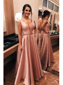 A-Line V-Neck Long Prom Dresses Formal Evening Gowns 995011211 A-Line V-Neck Long Prom Dresses Formal Evening Gowns 995011211