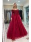 A-Line Beaded Off-the-Shoulder Lace Long Prom Dresses Formal Evening Gowns 995011213 A-Line Beaded Off-the-Shoulder Lace Long Prom Dresses Formal Evening Gowns 995011213