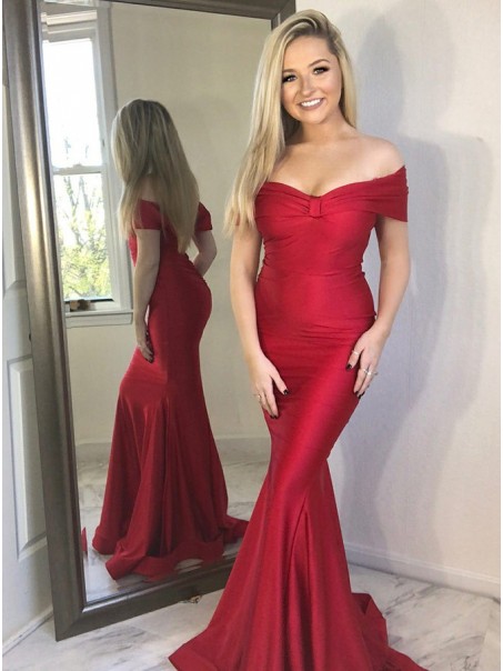 Mermaid Off-the-Shoulder Long Prom Dresses Formal Evening Gowns 995011225 Mermaid Off-the-Shoulder Long Prom Dresses Formal Evening Gowns 995011225