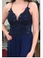 A-Line Beaded Lace Chiffon Long Prom Dresses Formal Evening Gowns 995011243