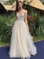 A-Line Beaded Sequins V-Neck Long Prom Dresses Formal Evening Gowns 995011256