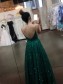 A-Line Sparkle Sequins Long Green Prom Dresses Formal Evening Gowns 995011264 A-Line Sparkle Sequins Long Green Prom Dresses Formal Evening Gowns 995011264