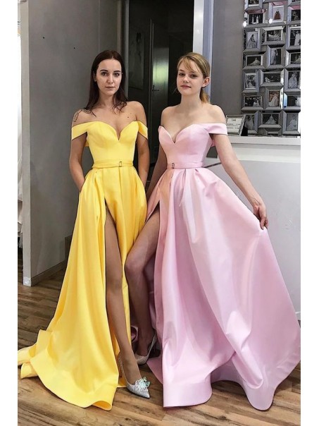 A-Line Off-the-Shoulder Long Prom Dresses Formal Evening Gowns 995011284 A-Line Off-the-Shoulder Long Prom Dresses Formal Evening Gowns 995011284