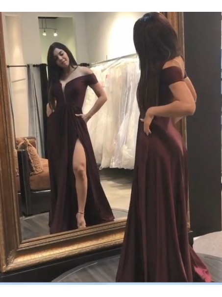 A-Line Off-the-Shoulder Long Prom Dresses Formal Evening Gowns 995011287 A-Line Off-the-Shoulder Long Prom Dresses Formal Evening Gowns 995011287