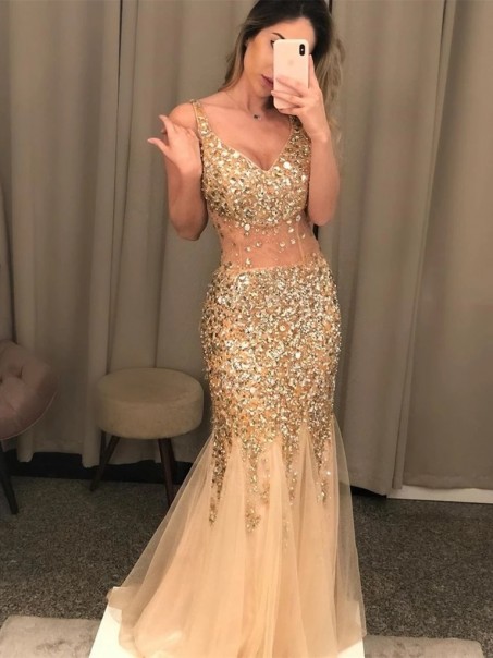 Mermaid Beaded Two Pieces Long Prom Dresses Formal Evening Gowns 995011301 Mermaid Beaded Two Pieces Long Prom Dresses Formal Evening Gowns 995011301
