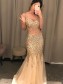 Mermaid Beaded Two Pieces Long Prom Dresses Formal Evening Gowns 995011301 Mermaid Beaded Two Pieces Long Prom Dresses Formal Evening Gowns 995011301
