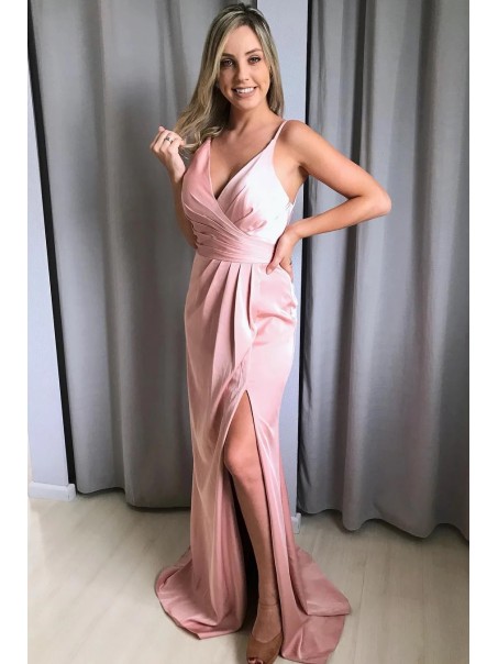 Sheath/Column V-Neck Long Prom Dresses Formal Evening Gowns 995011317 Sheath/Column V-Neck Long Prom Dresses Formal Evening Gowns 995011317