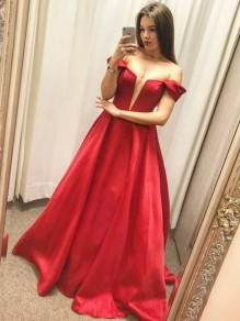 A-Line Off-the-Shoulder Long Prom Dresses Formal Evening Gowns 995011325 A-Line Off-the-Shoulder Long Prom Dresses Formal Evening Gowns 995011325