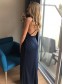 Sheath/Column V-Neck Long Prom Dresses Formal Evening Gowns 995011331