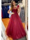 A-Line Beaded Long Prom Dresses Formal Evening Gowns 995011341