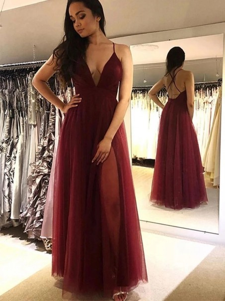 A-Line V-Neck Long Prom Dresses Formal Evening Gowns 995011345 A-Line V-Neck Long Prom Dresses Formal Evening Gowns 995011345