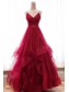 A-Line Sequins Tulle V-Neck Long Prom Dresses Formal Evening Gowns 995011366 A-Line Sequins Tulle V-Neck Long Prom Dresses Formal Evening Gowns 995011366