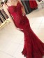 Mermaid Lace Long Prom Dresses Formal Evening Gowns 995011387