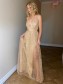 A-Line Sequins Tulle Long Prom Dresses Formal Evening Gowns 995011398 A-Line Sequins Tulle Long Prom Dresses Formal Evening Gowns 995011398