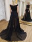 A-Line Two Pieces Beaded Long Prom Dresses Formal Evening Gowns 995011399