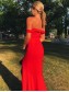 Long Red Off-the-Shoulder Prom Dresses Formal Evening Gowns 995011403