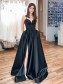 A-Line Long Black Prom Dresses Formal Evening Gowns 995011405