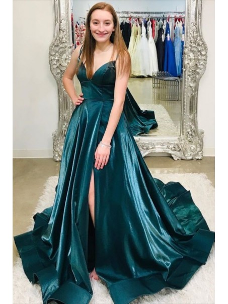 A-Line V-Neck Long Prom Dresses Formal Evening Gowns 995011410 A-Line V-Neck Long Prom Dresses Formal Evening Gowns 995011410