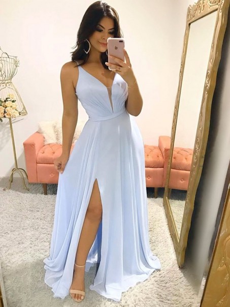 A-Line Chiffon Long Prom Dresses Formal Evening Gowns 995011430 A-Line Chiffon Long Prom Dresses Formal Evening Gowns 995011430