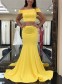 Mermaid Off-the-Shoulder Two Pieces Long Prom Dresses Formal Evening Gowns 995011437