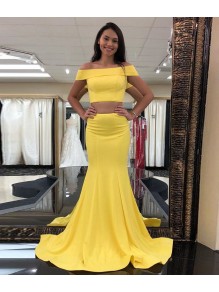 Mermaid Off-the-Shoulder Two Pieces Long Prom Dresses Formal Evening Gowns 995011437 Mermaid Off-the-Shoulder Two Pieces Long Prom Dresses Formal Evening Gowns 995011437