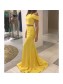 Mermaid Off-the-Shoulder Two Pieces Long Prom Dresses Formal Evening Gowns 995011437