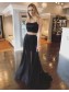 Long Black Two Pieces Prom Dresses Formal Evening Gowns 995011473 Long Black Two Pieces Prom Dresses Formal Evening Gowns 995011473