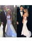 Long White Two Pieces Prom Dresses Formal Evening Gowns 995011474