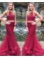 Mermaid Two Pieces Beaded Lace Long Prom Dresses Formal Evening Gowns 995011475 Mermaid Two Pieces Beaded Lace Long Prom Dresses Formal Evening Gowns 995011475