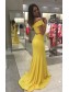 Long Yellow Mermaid Two Pieces Prom Dresses Formal Evening Gowns 995011477 Long Yellow Mermaid Two Pieces Prom Dresses Formal Evening Gowns 995011477