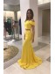 Long Yellow Mermaid Two Pieces Prom Dresses Formal Evening Gowns 995011477 Long Yellow Mermaid Two Pieces Prom Dresses Formal Evening Gowns 995011477