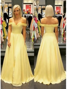 A-Line Beaded Off-the-Shoulder Long Prom Dresses Formal Evening Gowns 995011484 A-Line Beaded Off-the-Shoulder Long Prom Dresses Formal Evening Gowns 995011484