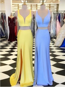 Mermaid Two Pieces Long Prom Dresses Formal Evening Gowns 995011495 Mermaid Two Pieces Long Prom Dresses Formal Evening Gowns 995011495