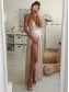 A-Line V-Neck Long Prom Dresses Formal Evening Gowns 995011497