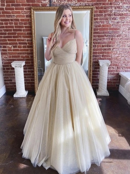 A-Line Tulle Long Prom Dresses Formal Evening Gowns 995011498 A-Line Tulle Long Prom Dresses Formal Evening Gowns 995011498