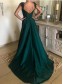A-Line Long Prom Dresses with Lace Appliques and Beads Formal Evening Dresses 99501150