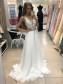 A-Line Beaded V-Neck Long Prom Dresses Formal Evening Gowns 995011502