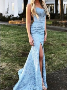 Mermaid Lace Long Prom Dresses Formal Evening Gowns 995011515