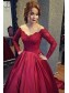 Ball Gown Beaded Lace Long Sleeves Prom Dresses Formal Evening Gowns 995011521