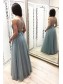 A-Line Beaded Lace Long Prom Dresses Formal Evening Gowns 995011524