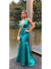 Mermaid V-Neck Long Prom Dresses Formal Evening Gowns 995011531 Mermaid V-Neck Long Prom Dresses Formal Evening Gowns 995011531