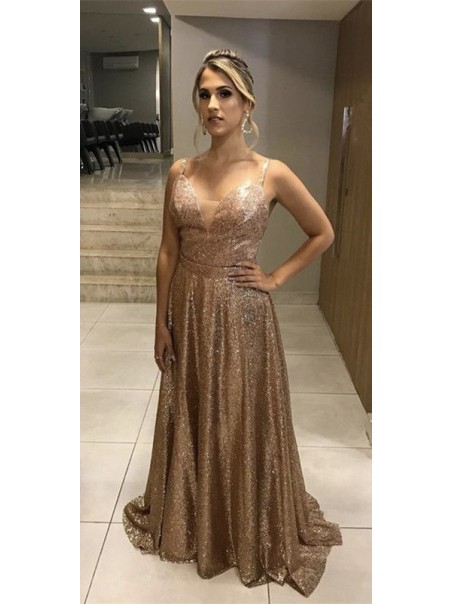 A-Line Sequins Long Prom Dresses Formal Evening Gowns 995011548 A-Line Sequins Long Prom Dresses Formal Evening Gowns 995011548