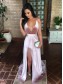 A-Line Deep V-Neck Long Prom Dresses Formal Evening Gowns 995011557 A-Line Deep V-Neck Long Prom Dresses Formal Evening Gowns 995011557
