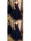 A-Line Navy Blue Long Prom Dresses Formal Evening Gowns 995011563