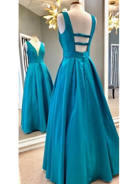 A-Line V-Neck Long Prom Dresses Formal Evening Gowns 995011569 A-Line V-Neck Long Prom Dresses Formal Evening Gowns 995011569