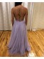 A-Line Beaded Lace Tulle Long Prom Dresses Formal Evening Gowns 995011582